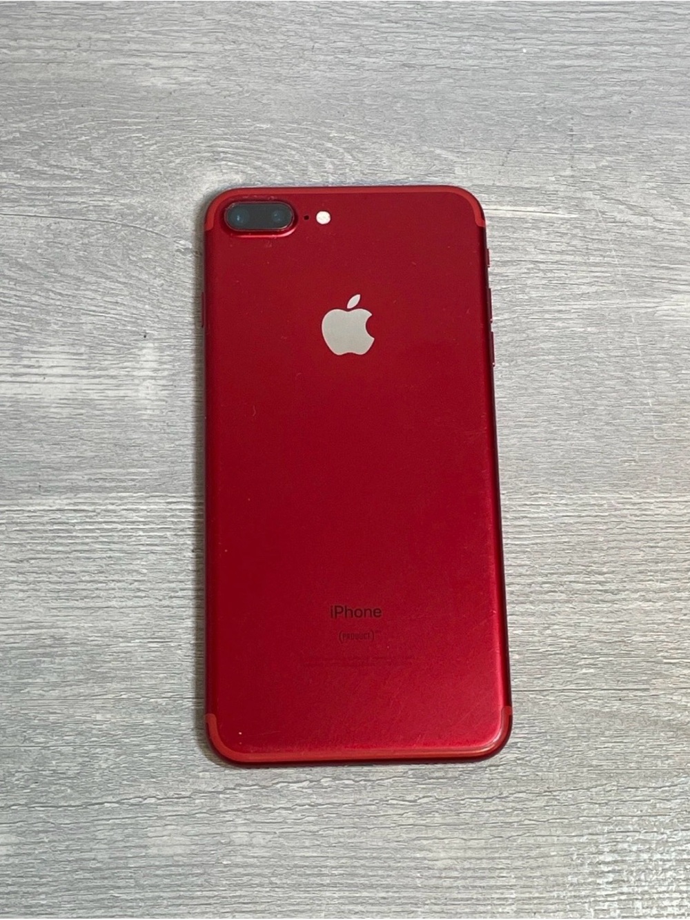 Apple iPhone (Red) - Bold Red Back Panel